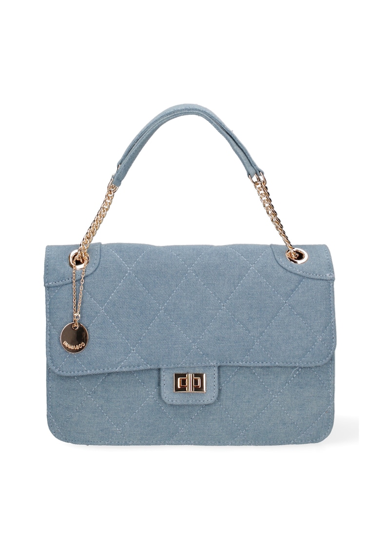 Geanta crossbody cu barete lant - Bleumarin