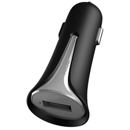 Incarcator auto CC-1000 2.1A USB Black Mask White