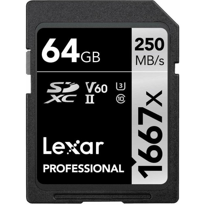 Card de memorie 1667x 64GB SDXC Clasa 10 UHS-II U3