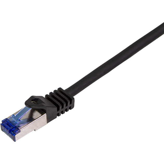 Patchcord S/FTP Cat 6A 20m Black