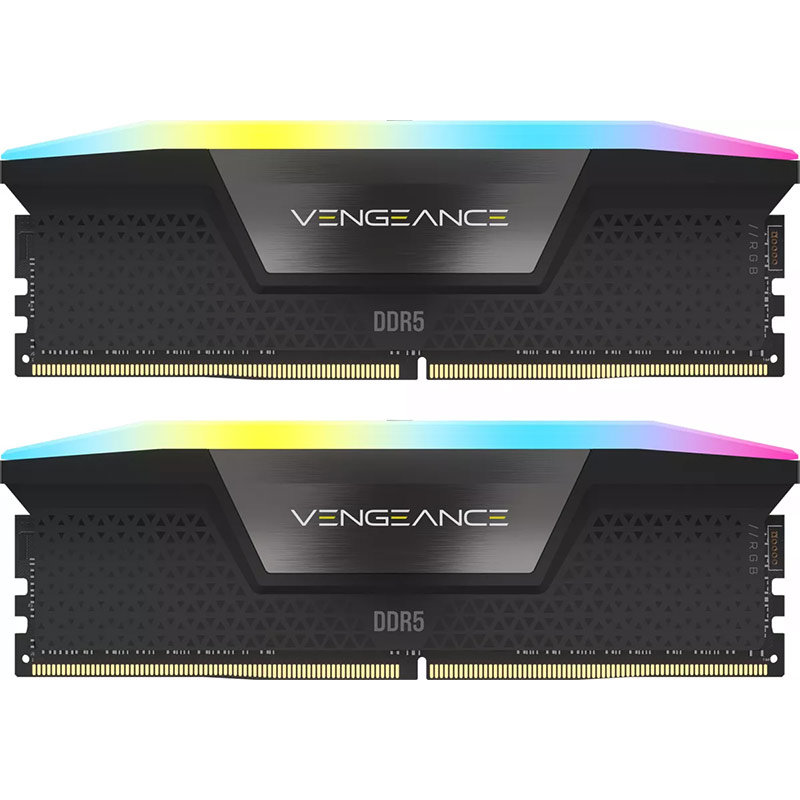 Memorie Vengeance RGB Black 64GB (2x32GB) DDR5 6400MHz CL32 Dual Channel Kit