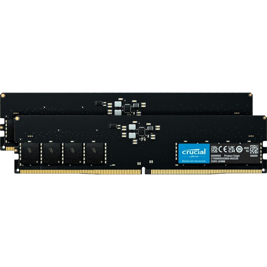Memorie CT2K32G56C46U5 DDR5 64GB 5600 CL 46 (2x 32GB) Dual Kit Negru