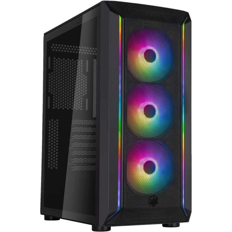 SilverStone SST-FA511Z-BG, tower case (black, tempered glass)