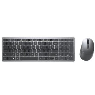 Kit Tastatura + Mouse KM7120W   US Layout  Optic Wireless Gri
