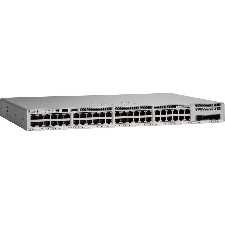 Switch Catalyst 9200L 48-port PoE+ 4 × 10G Network Essentials Gri