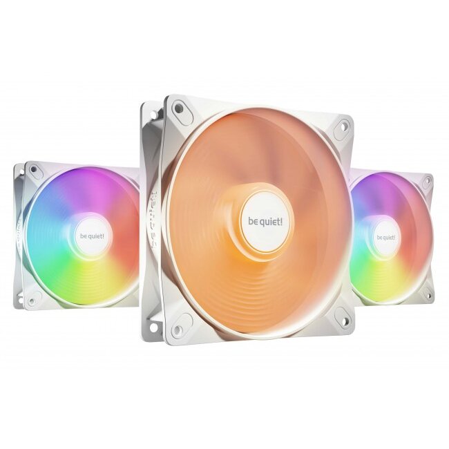 Ventilator Carcasa x3buc   LIGHT WINGS LX 120mm PWM    Riffle 2100RPM Alb