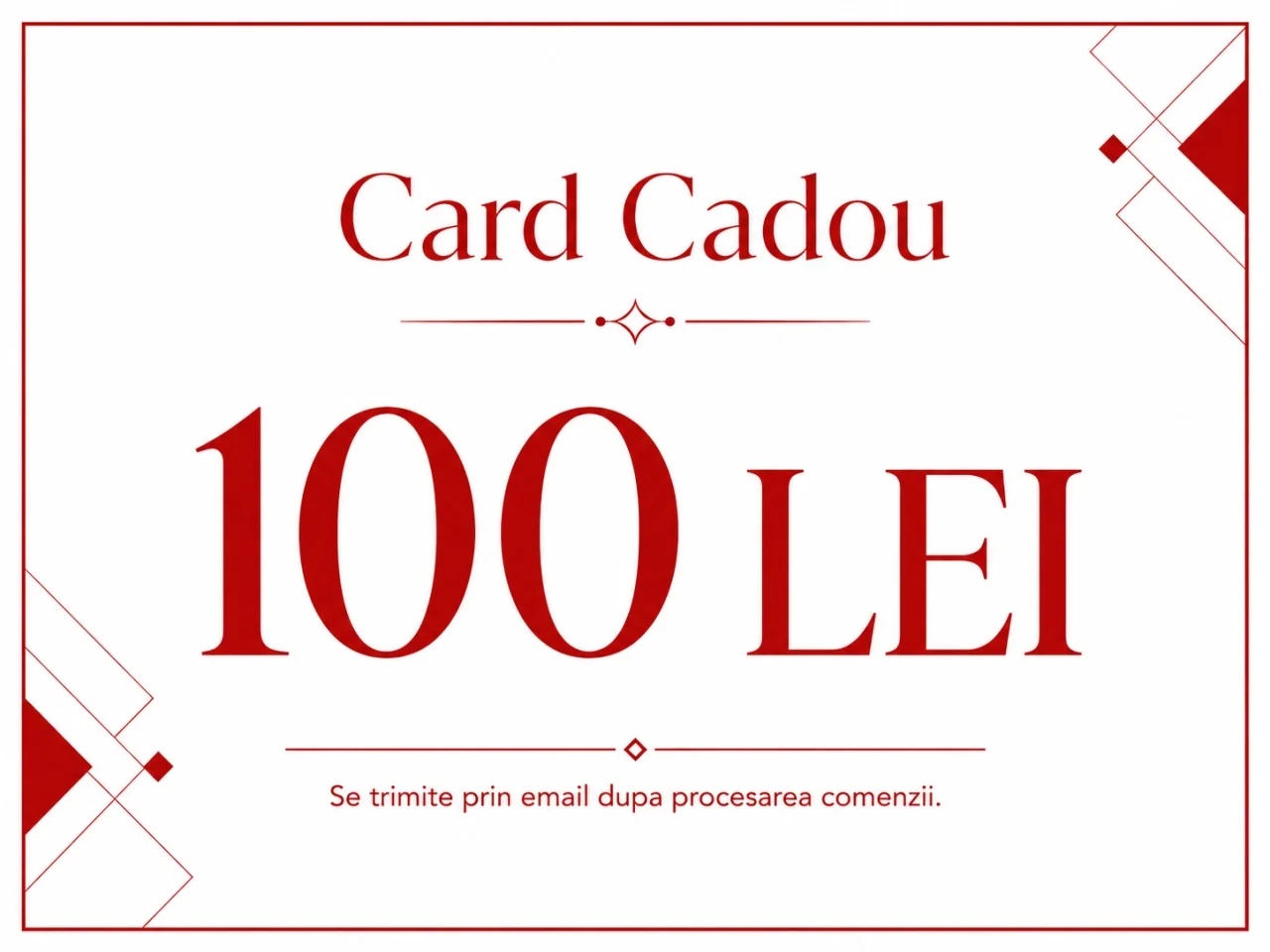 Card Cadou Electronic Hiris 100 Lei – Parfumuri si Cosmetice Premium