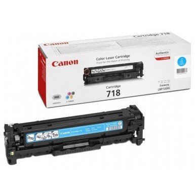 CANON CRG718C CYAN TONER CARTRIDGE