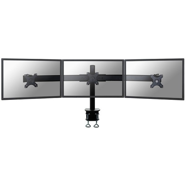 Suport de birou Newstar Screen TV Desk Clamp FullM x3 10-27 Suport 3x Monitor de birou Neomounts by Newstar FPMA-D700D3, tip reglabil 3 axe, 10-27 Negru