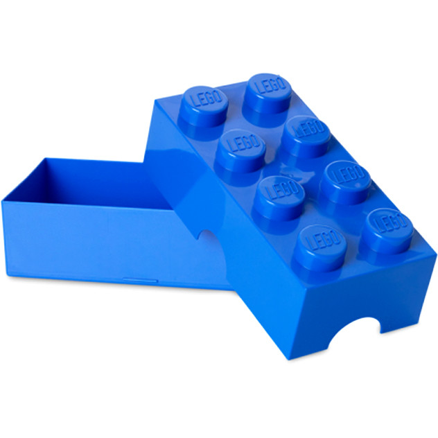 Cutie sandwich LEGO 2x4 albastru
