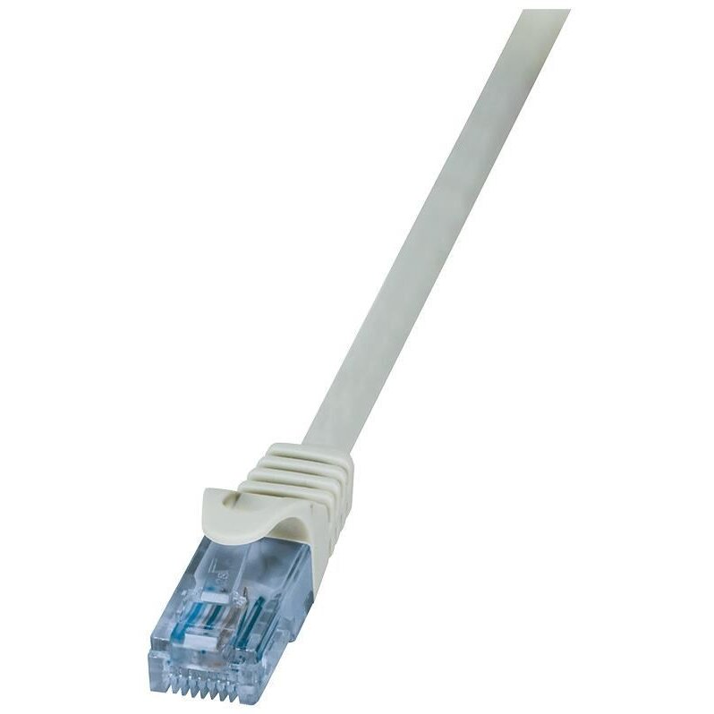 Patch Cable Cat.6A 10GE Home U/UTP EconLine grey 0,50m