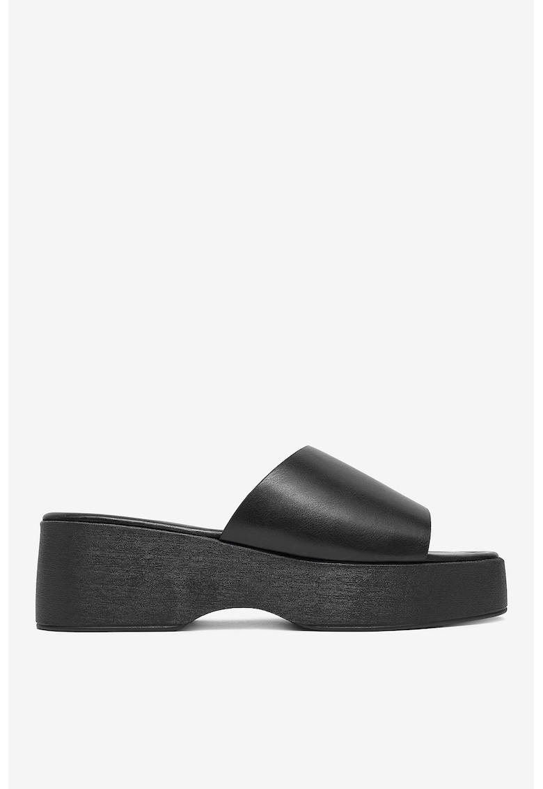 Sandale platforma  negre - Negru