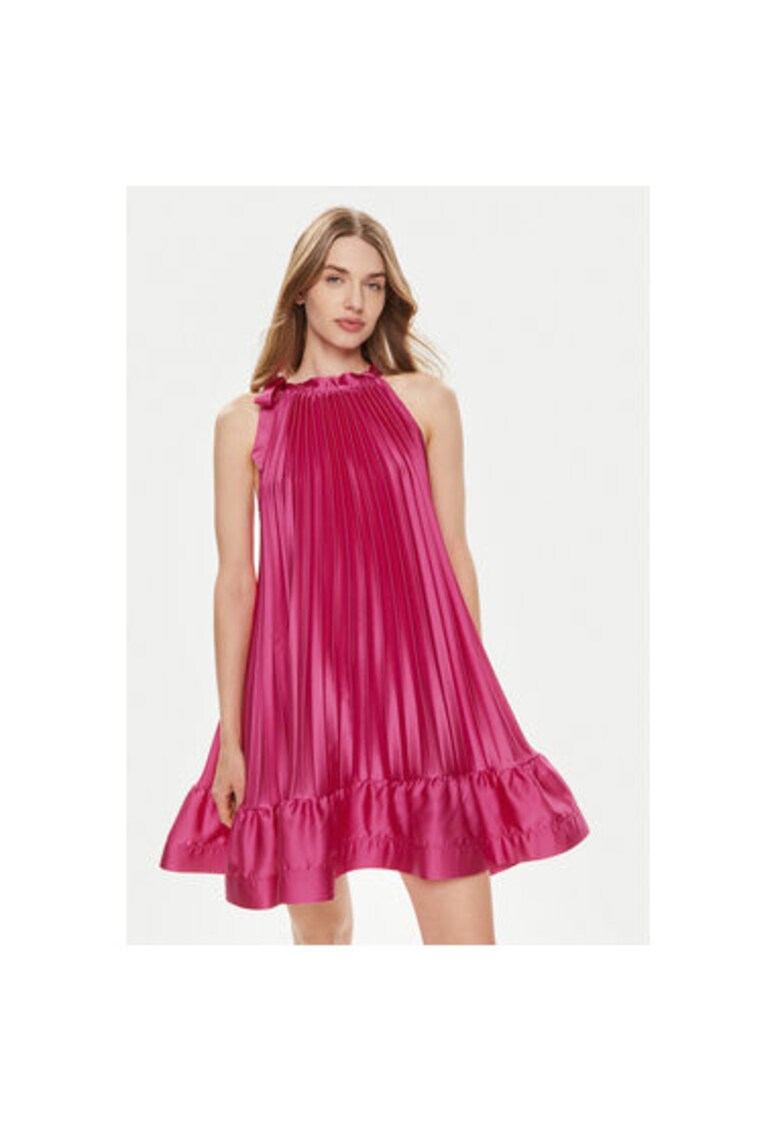 Rochie Dama -  304193705 - Poliester - Roz - Roz