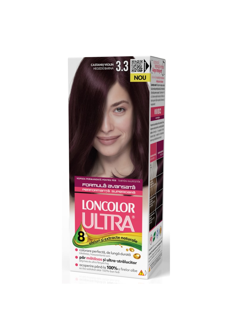 Vopsea de par permanenta  Ultra  - 100 ml - 3.3