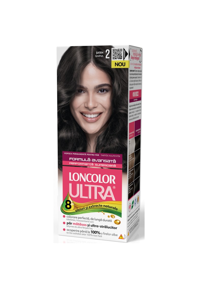 Vopsea de par permanenta  Ultra  - 100 ml - 2