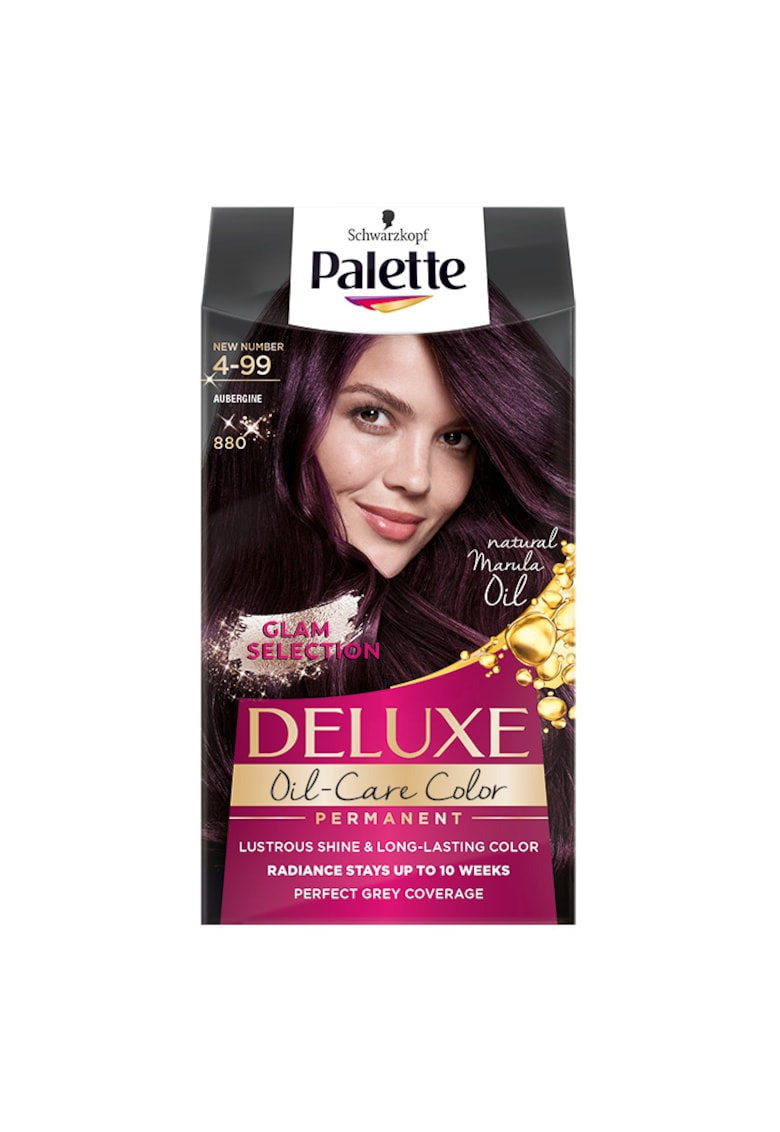 Vopsea de par permanenta  Deluxe 1 - Brun violet