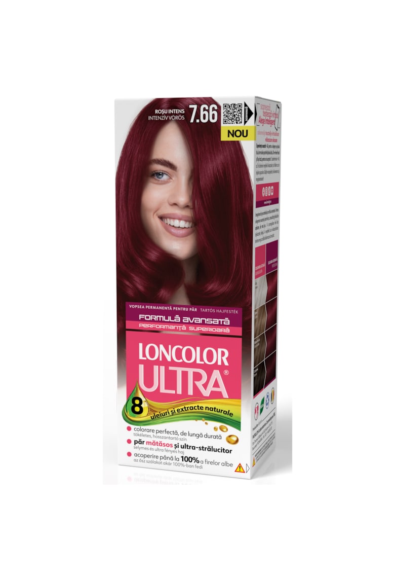 Vopsea de par permanenta  Ultra - 100 ml - 7.66