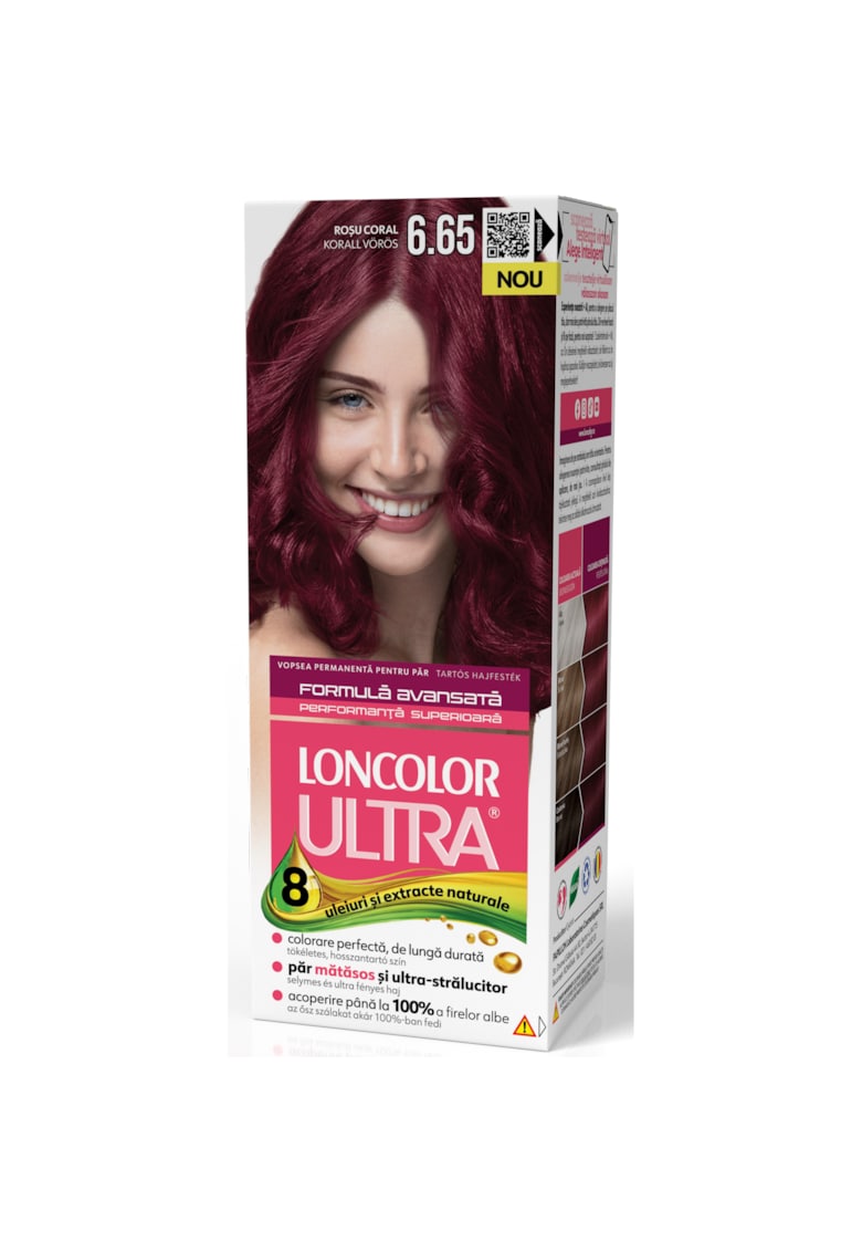 Vopsea de par permanenta  Ultra  - 100 ml - 6.65