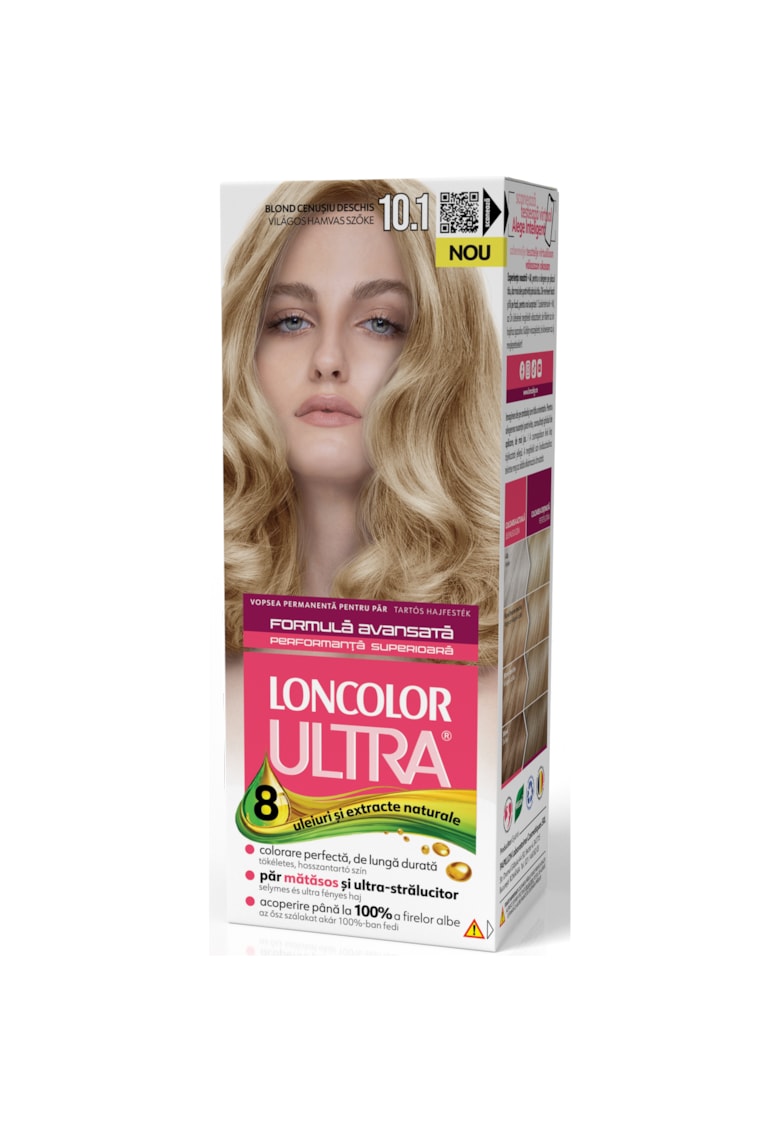 Vopsea de par permanenta  Ultra  - 100 ml - 10.1