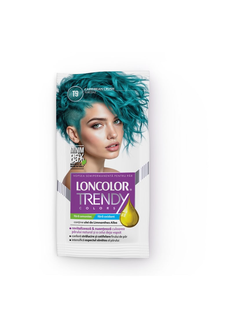 Vopsea de par semi-permanenta fara amoniac  Trendy Colors - 50 ml - T9