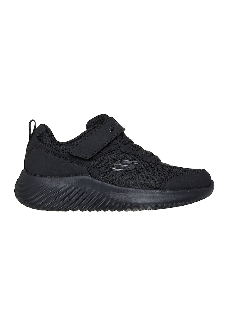 Pantofi sport Bounder Techrox de plasa cu velcro - Negru