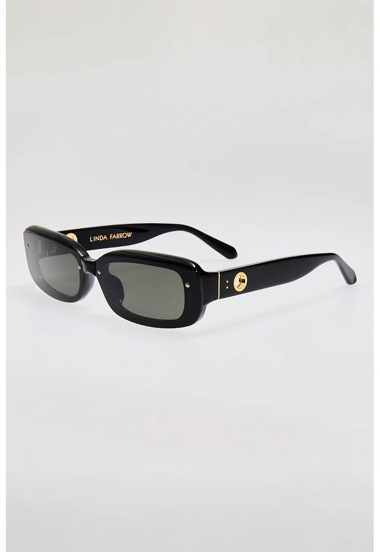 Ochelari de soare dreptunghiulari Flick - Auriu/Negru