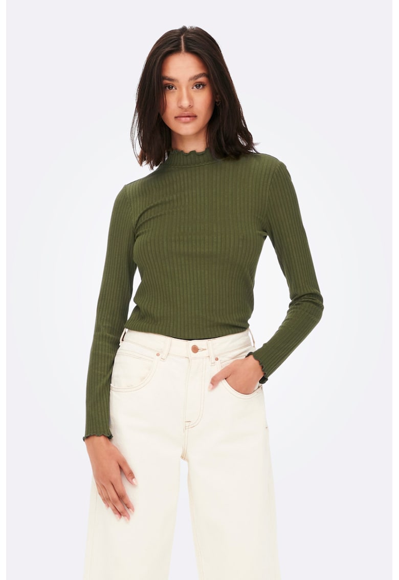 Bluza slim fit Fransiska - Verde inchis