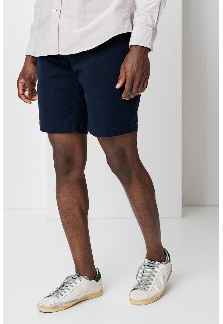 Pantaloni scurti cu buzunare - Bleumarin