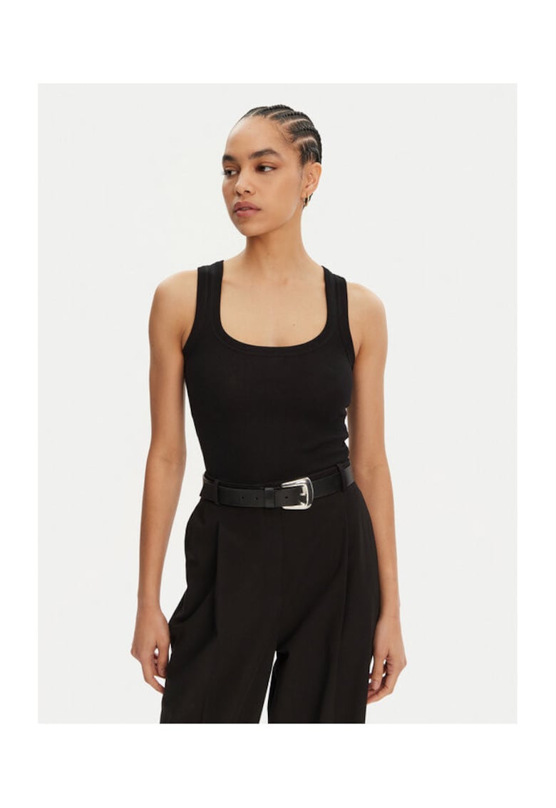 Top dama  24E241JS1582032 - Bumbac - Negru - Negru