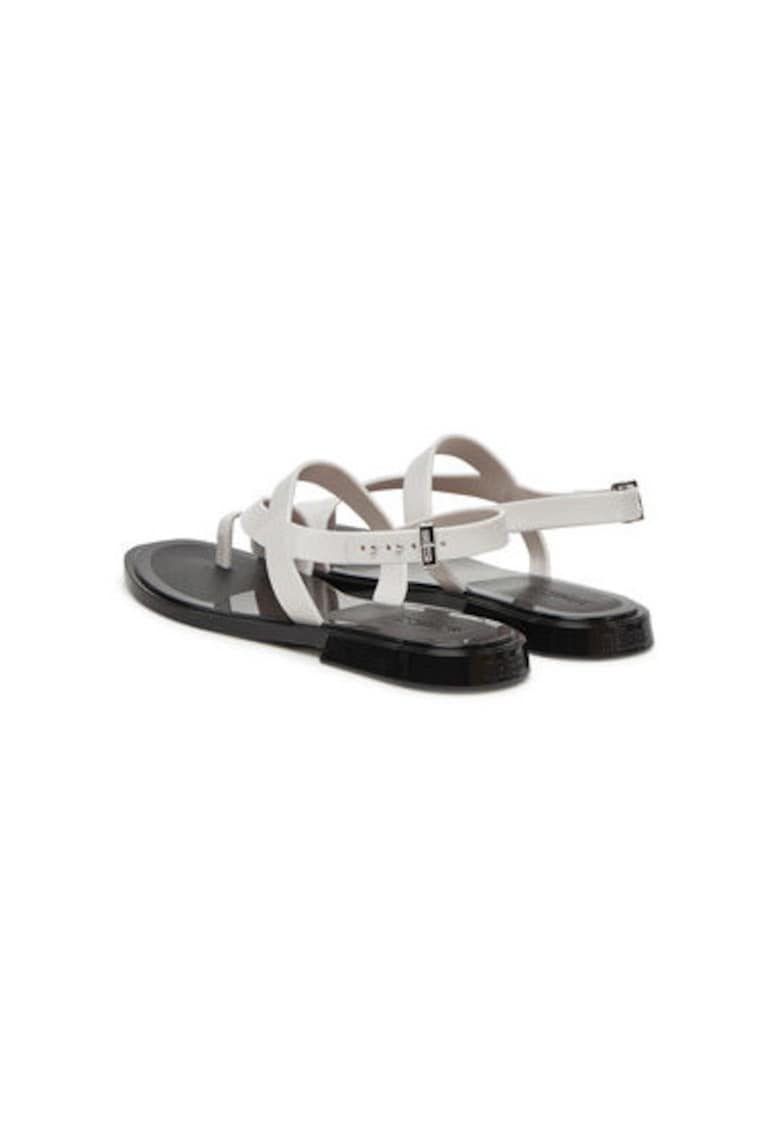 Oferte la Sandale dama - M 35930 -  Sintetic - Alb - Alb