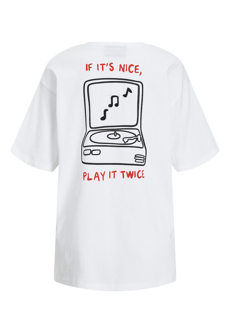 Tricou dama  12273776 - Bumbac - 43934 - Alb