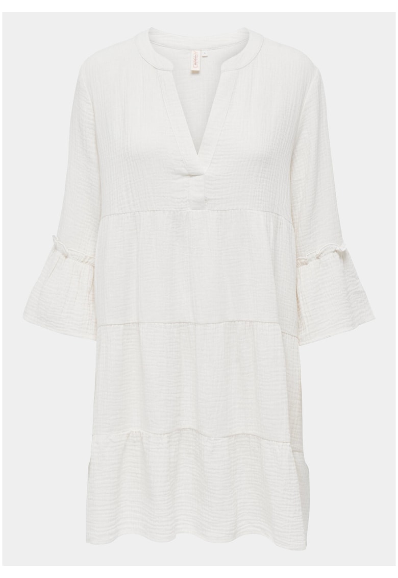 Rochie de vara dama  15267999 - Bumbac organic - Alb - Alb