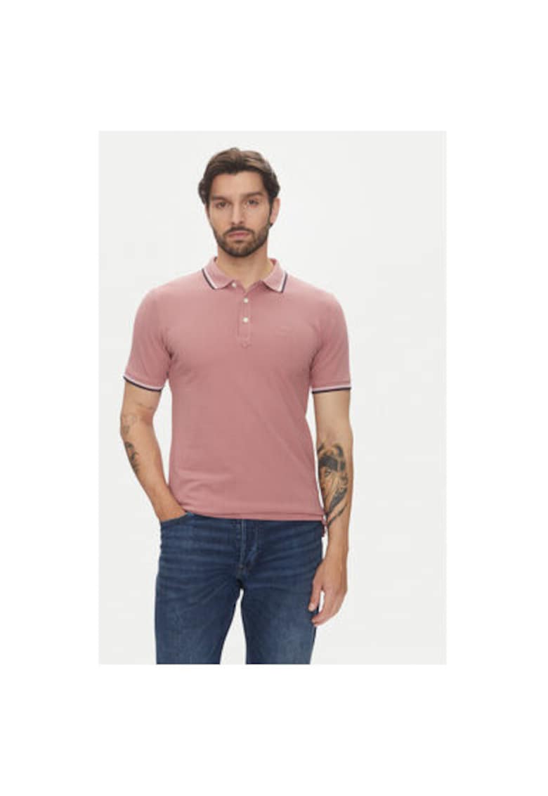 Tricou polo barbati  30-404010 - Bumbac - Roz - Roz