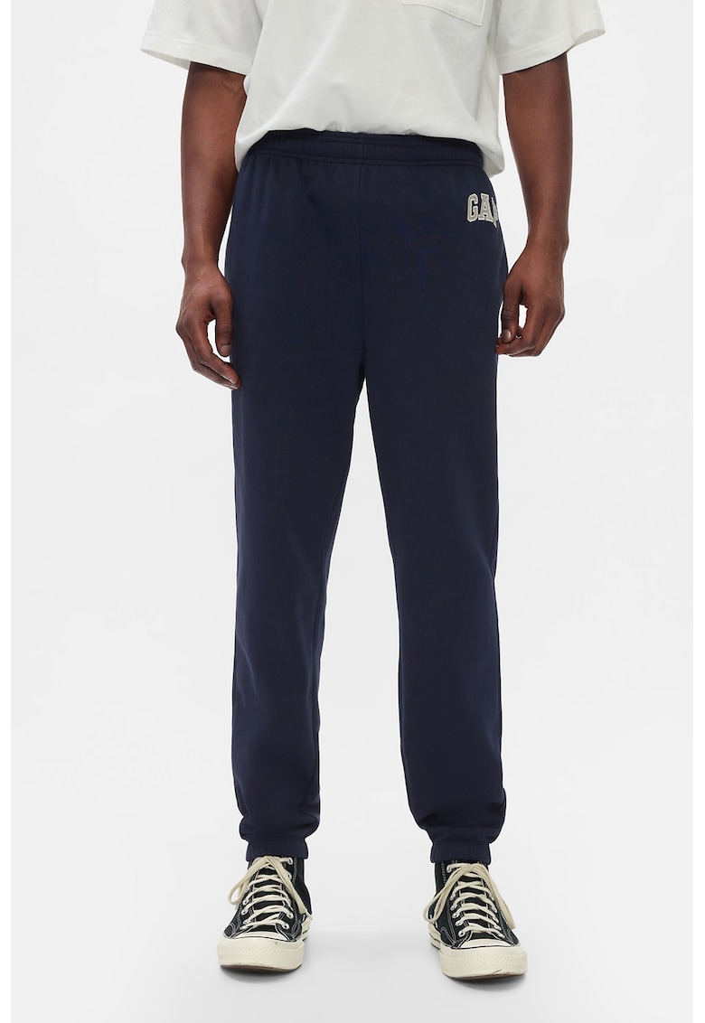 Pantaloni de trening cu buzunare - Bleumarin