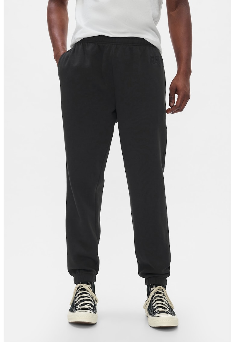 Pantaloni de trening cu buzunare - Gri inchis