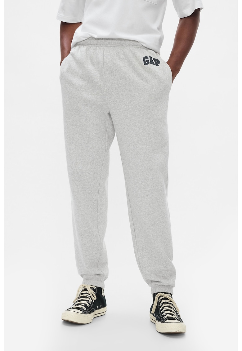 Pantaloni de trening cu buzunare - Gri deschis