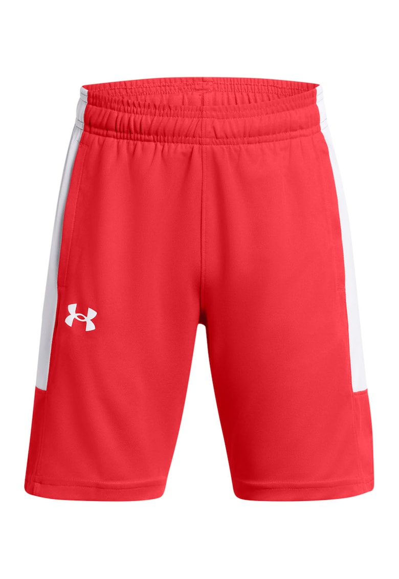 Pantaloni scurti cu buzunare laterale - pentru baschet Baseline - Alb/Coral