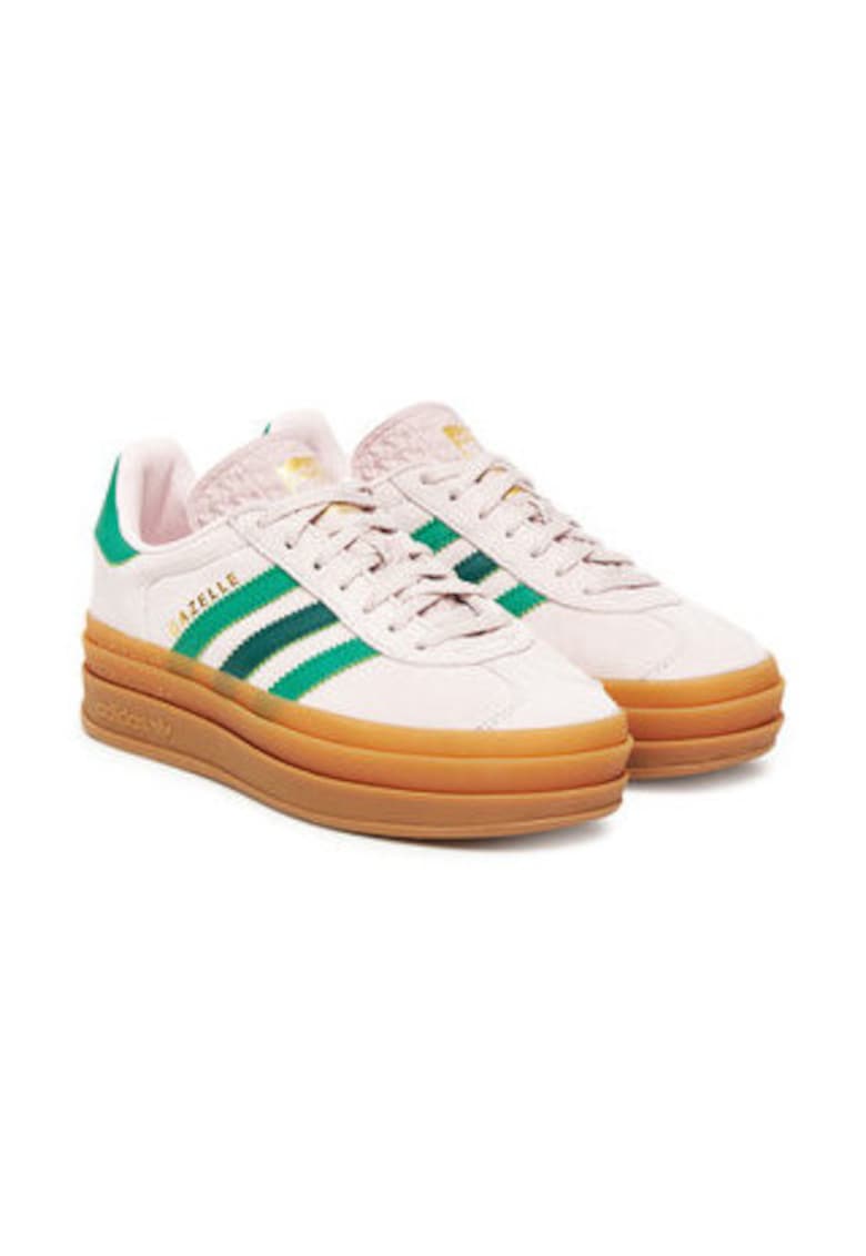 Pantofi sport piele cu platforma - Bej