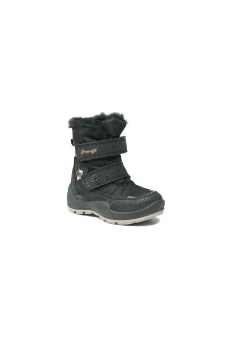 Ghete de zapada pentru fete -  303236458 - textil - negru