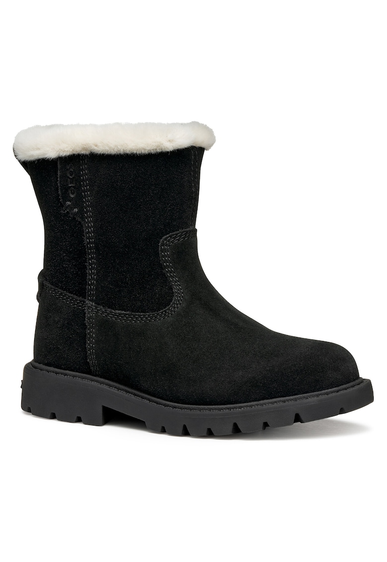 Ghete pentru fete -  305322876 - piele naturala - negru
