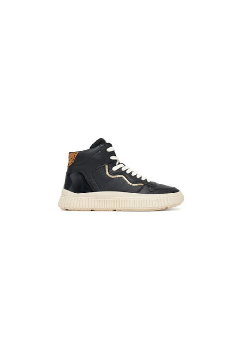Tenisi lifestyle fete -  piele ecologica - multicolor