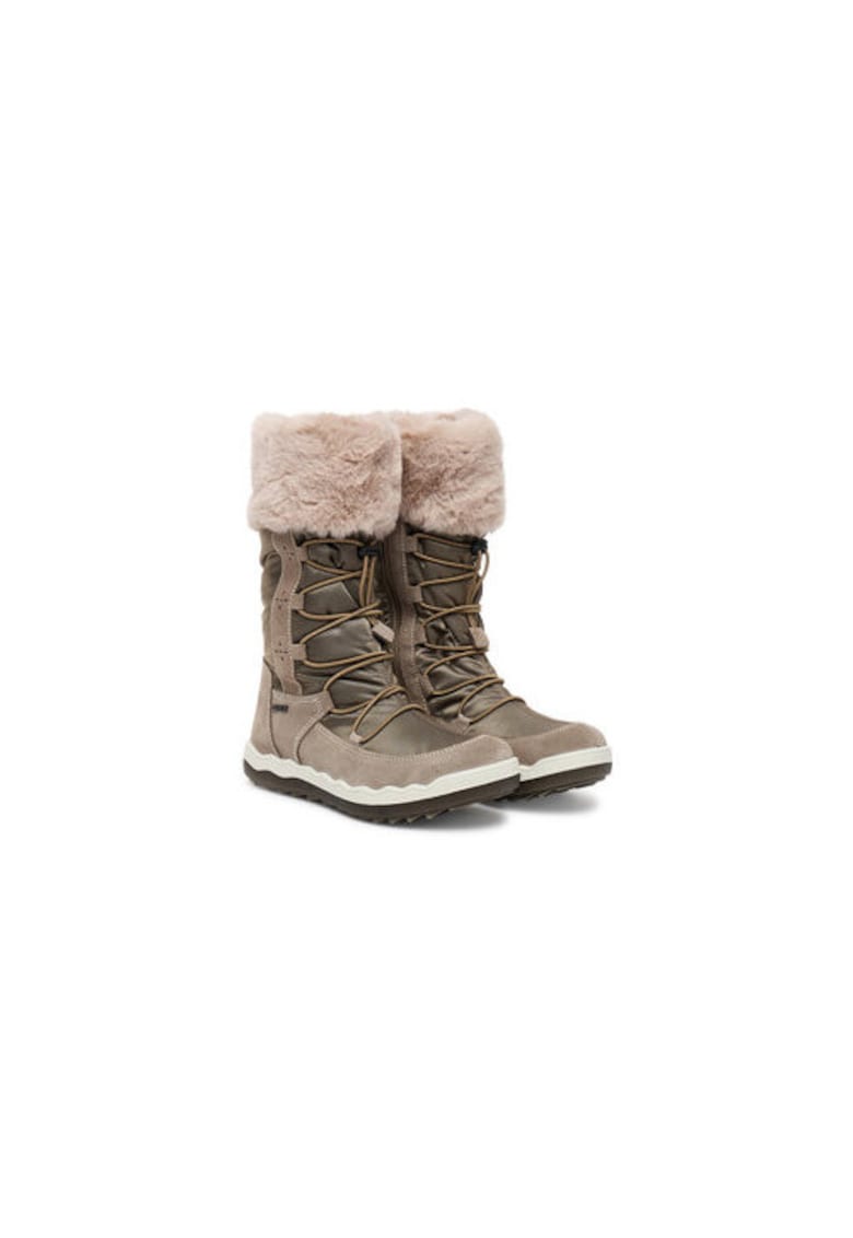 Ghete de zapada pentru fete -  305464125 - textil - kaki