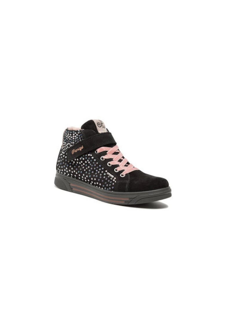 Ghete pentru fete -  303238117 - piele naturala - negru