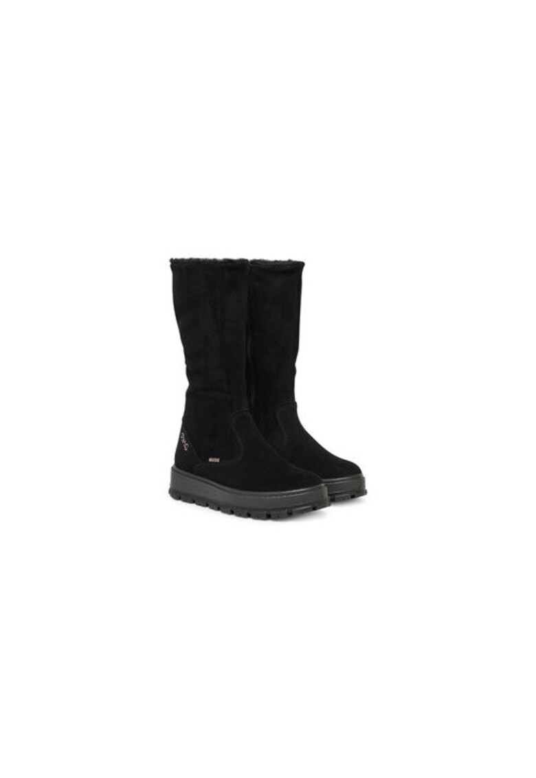 Ghete pentru fete -  305464767 - piele naturala - negru