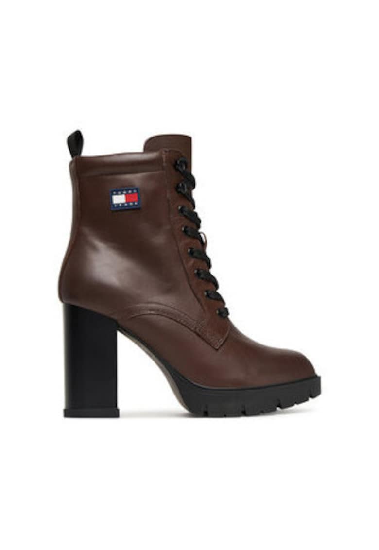 Ghete dama 305553577 -  Piele naturala - Maro -