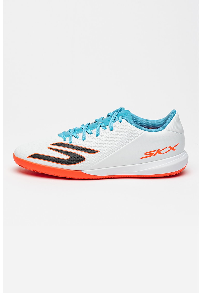 Pantofi pentru fotbal Skx 2 Club - Albastru prafuit/Portocaliu mandarina/Alb murdar