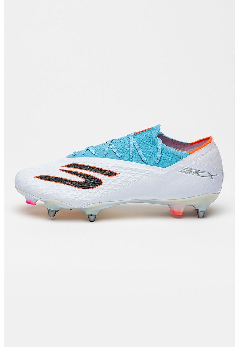 Pantofi cu crampoane - pentru fotbal Skx 2 Elite - Negru/Albastru prafuit/Albastru lavanda