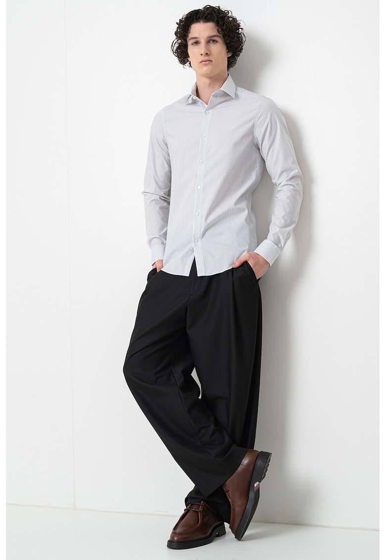 Camasa slim fit - Gri deschis