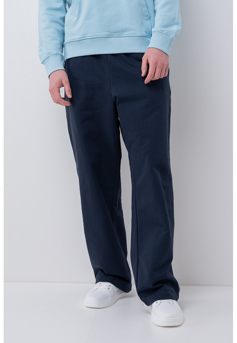 Pantaloni de trening cu croiala dreapta Premium - Albastru inchis