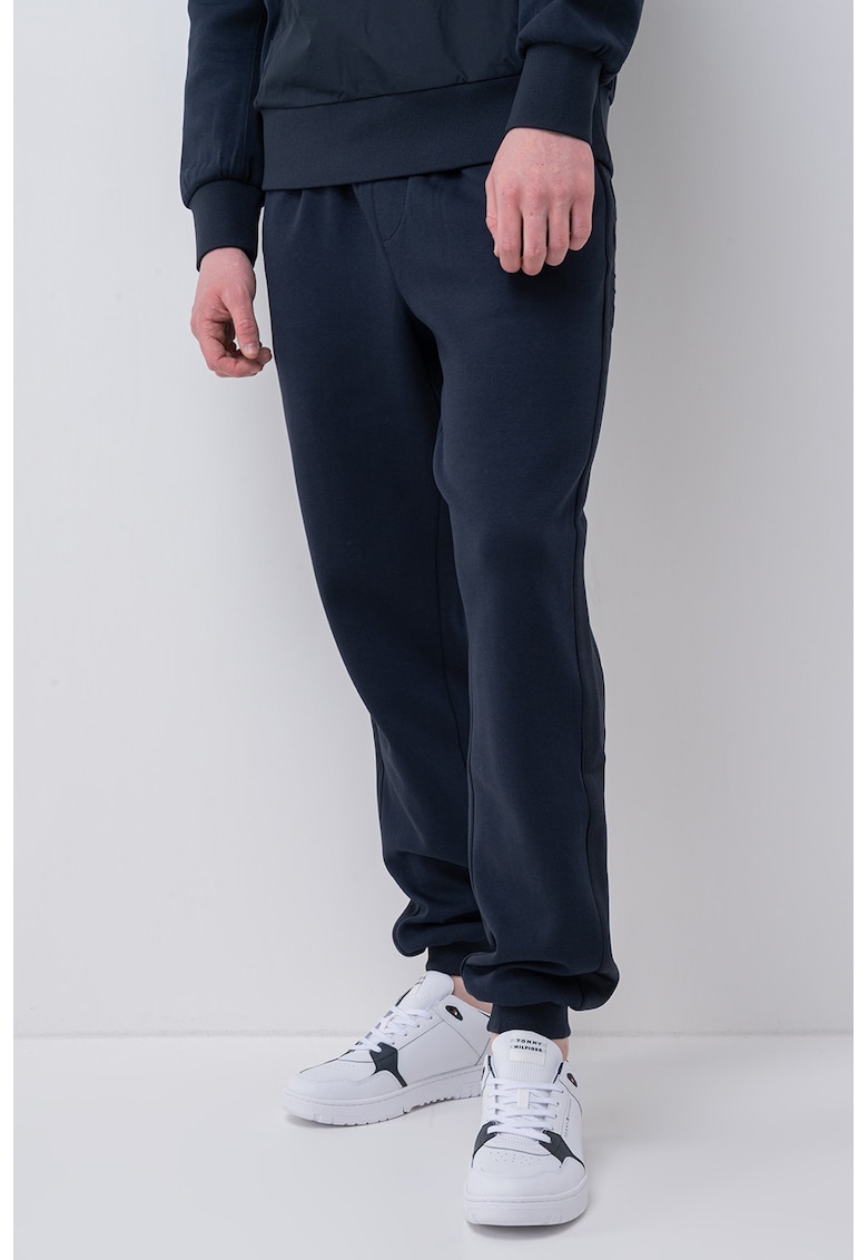 Pantaloni de trening regular fit cu snururi de ajustare - Bleumarin
